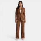 Damen Anzug Lena – Blazer & Weite Hose, Highwaist, Büro