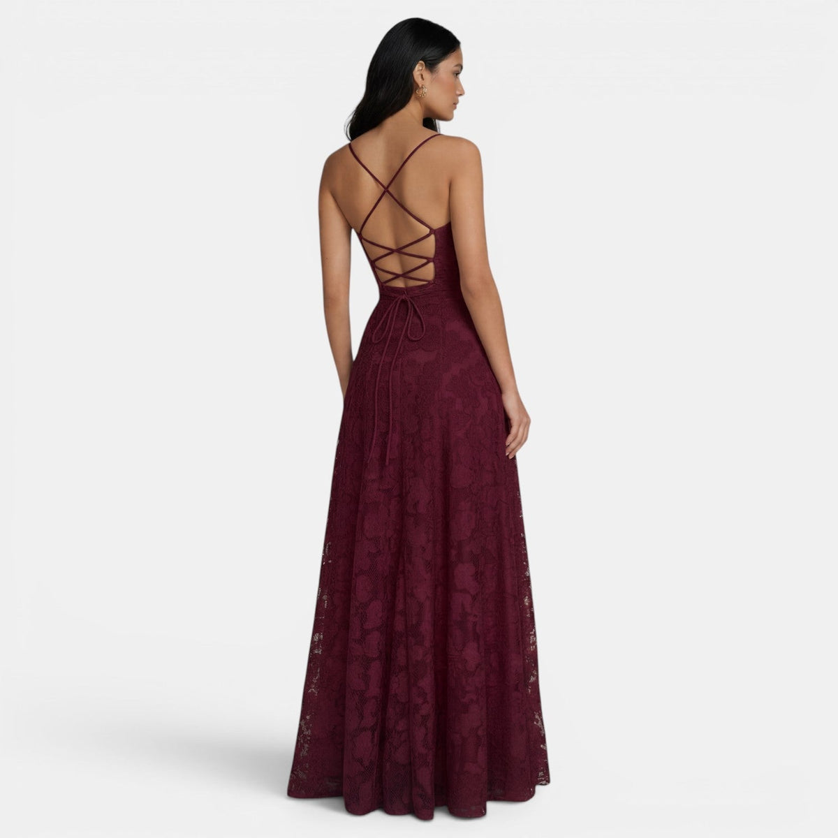 Damen Kleid Emma – Rückenfrei, Slim Fit, elegante Schleifen