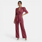 Damen Zweiteiler Emma – Elegantes Ensemble mit Puffärmeln