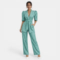 Damen Zweiteiler Emma – Elegantes Ensemble mit Puffärmeln