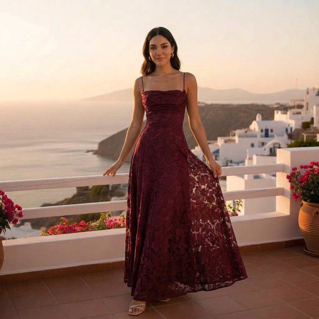 Damen Kleid Emma – Rückenfrei, Slim Fit, elegante Schleifen
