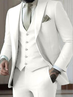 Herrenanzug Felix – Slim Fit, Dreiteiler mit Weste