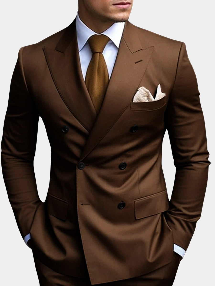 Herrenanzug Felix – Doppelreiher Slim Fit, Hochzeit