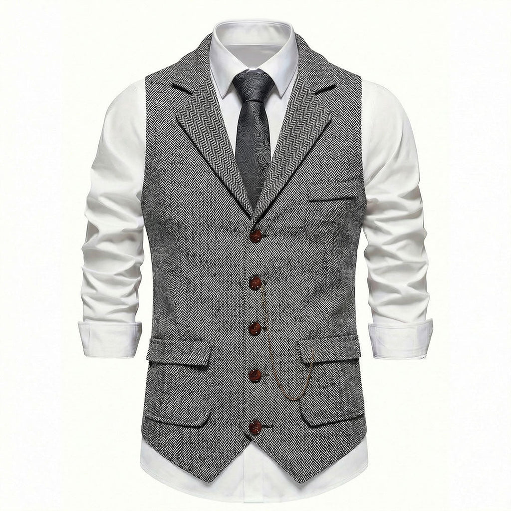 Herren Weste Felix – Stretch-Stoff, elegant, komfortabel