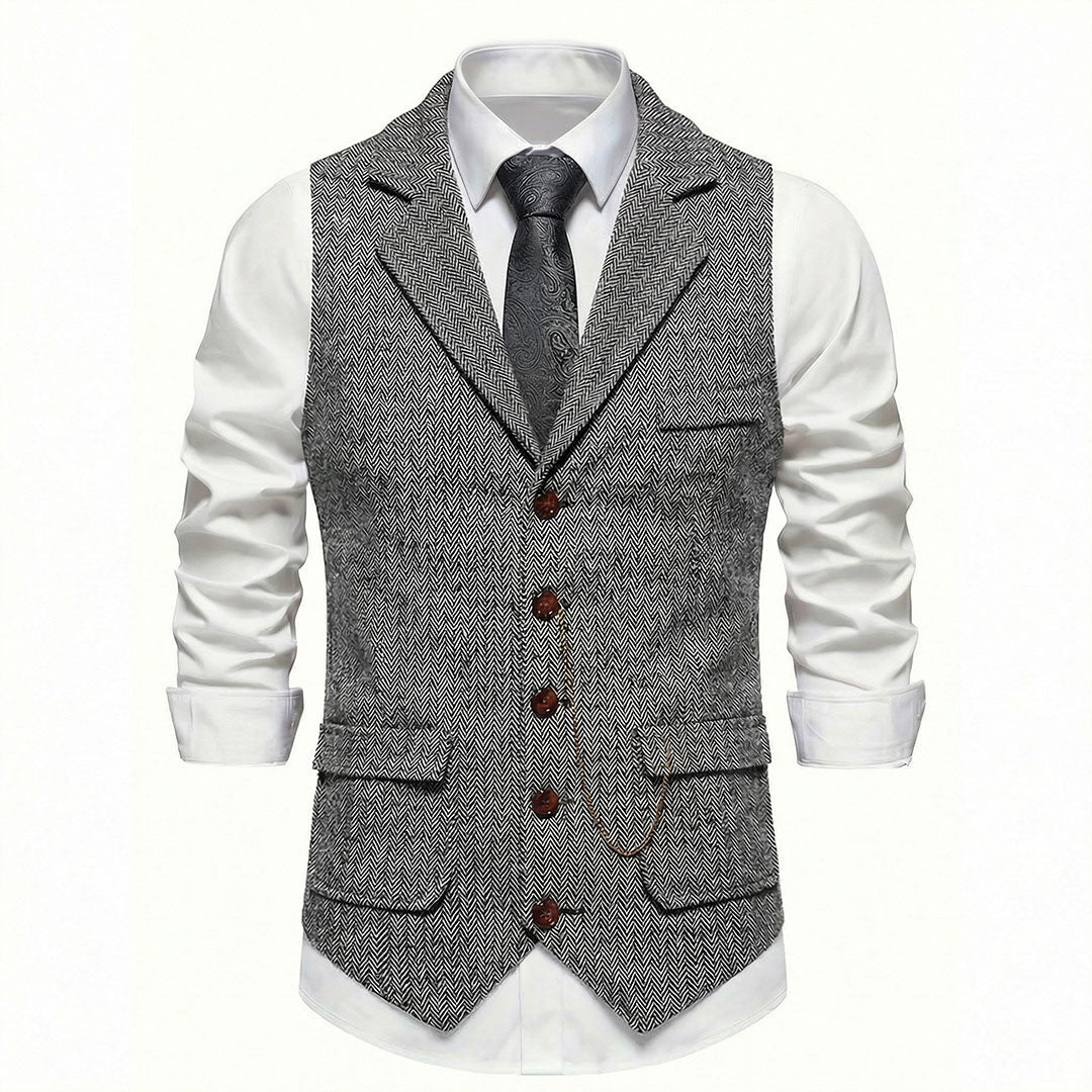 Herren Weste Felix – Stretch-Stoff, elegant, komfortabel