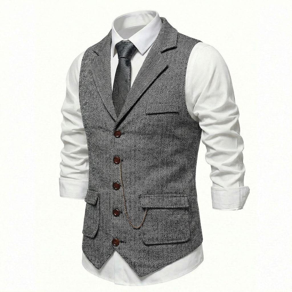 Herren Weste Felix – Stretch-Stoff, elegant, komfortabel