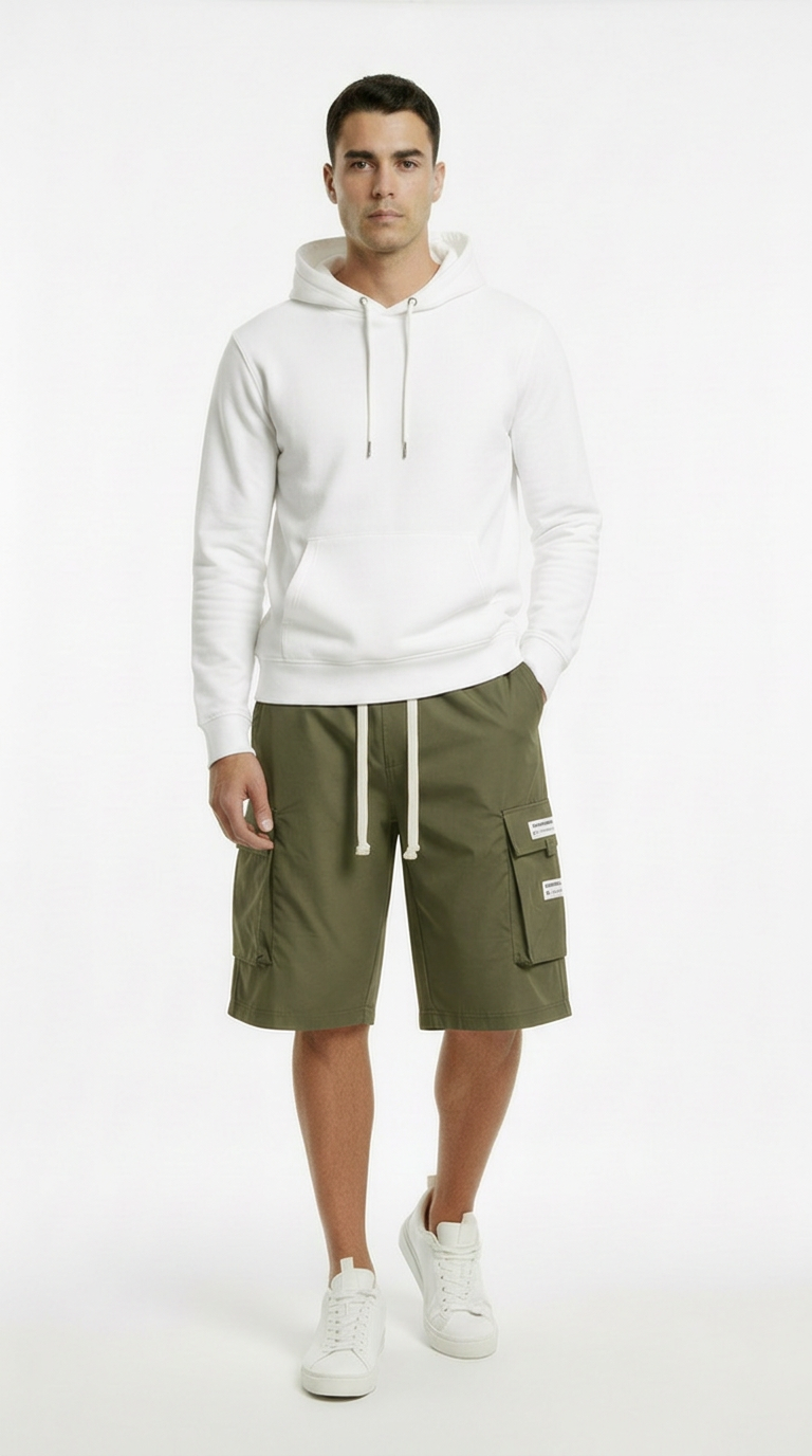 Herren Cargo-Shorts Marcus – Bequem, atmungsaktiv mit Kordelzug