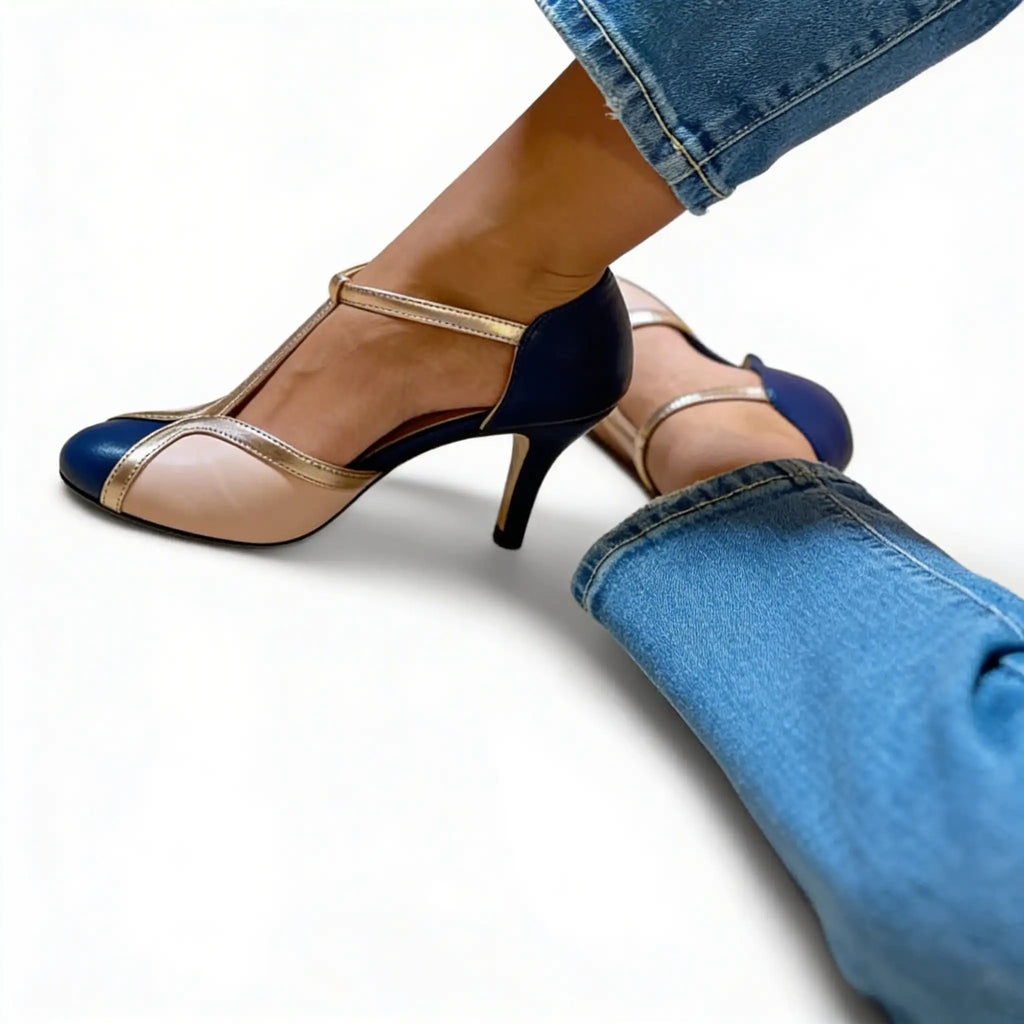 Damen Pumps Emma – Eleganter Absatz, orthopädische Sohle