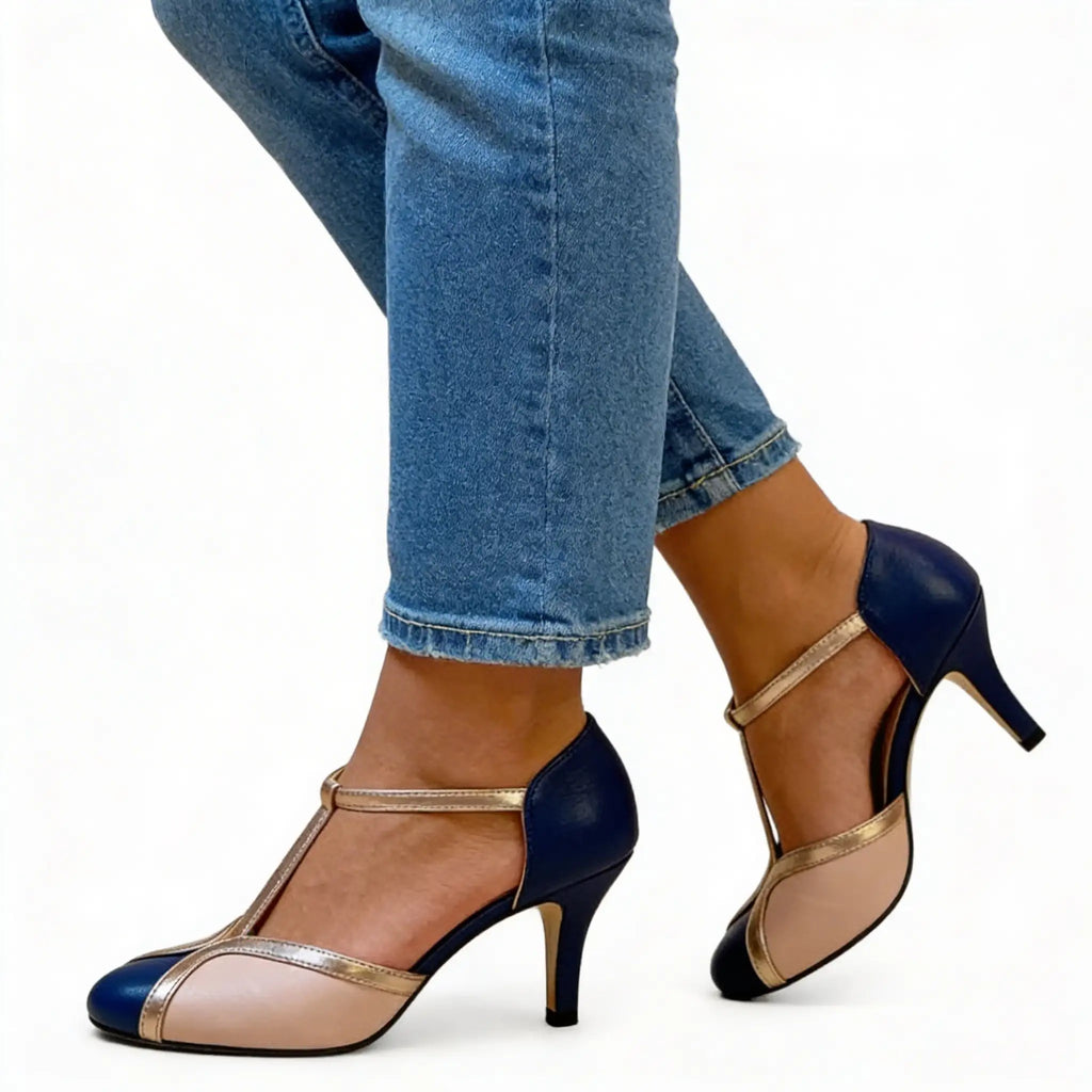 Damen Pumps Emma – Eleganter Absatz, orthopädische Sohle