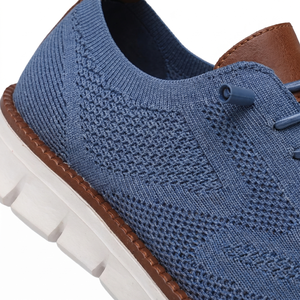 Herren Sportschuh Felix – Atmungsaktives Mesh mit Lederbesatz