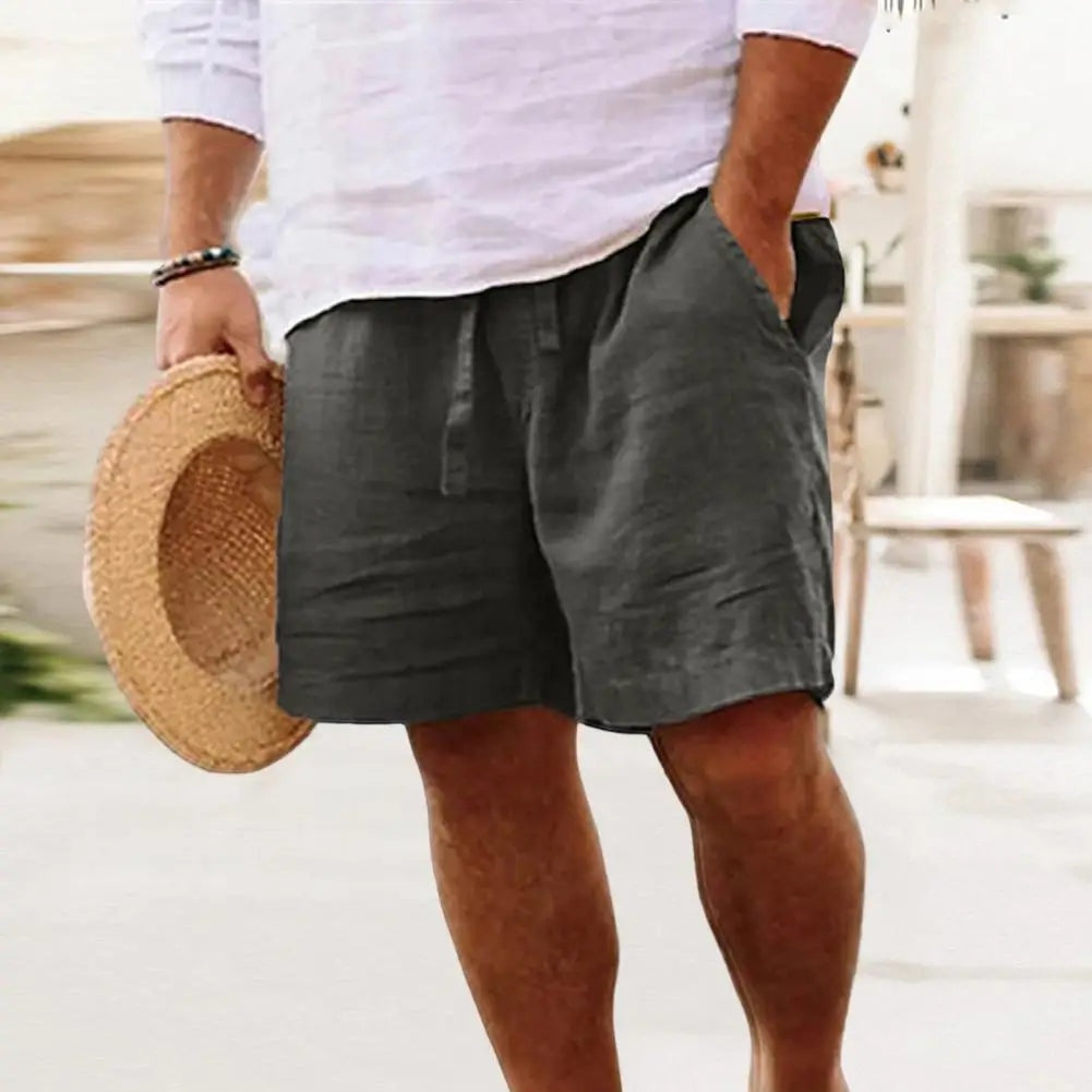 Herren Leinenshorts Felix – Elastischer Bund, Sommerlook