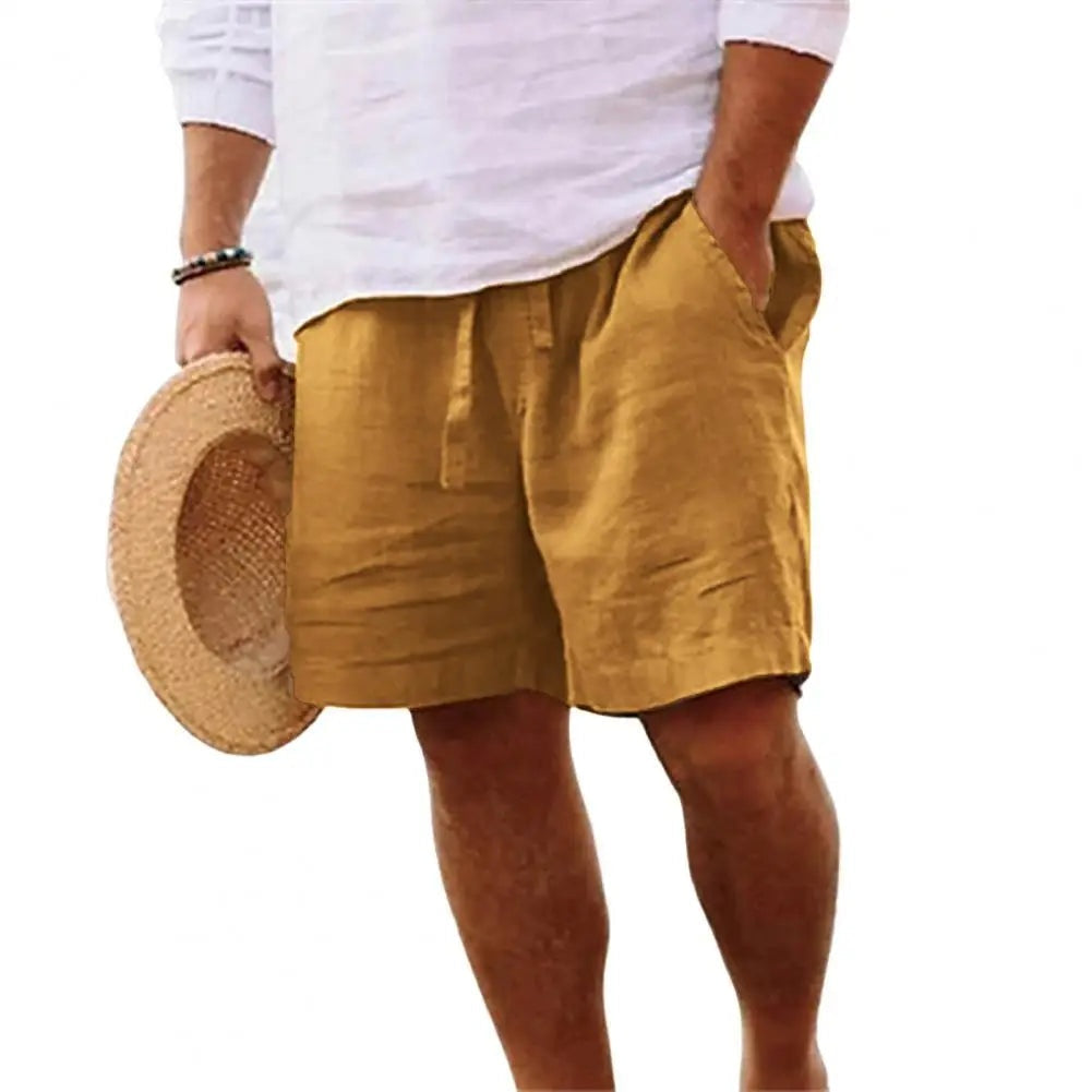 Herren Leinenshorts Felix – Elastischer Bund, Sommerlook