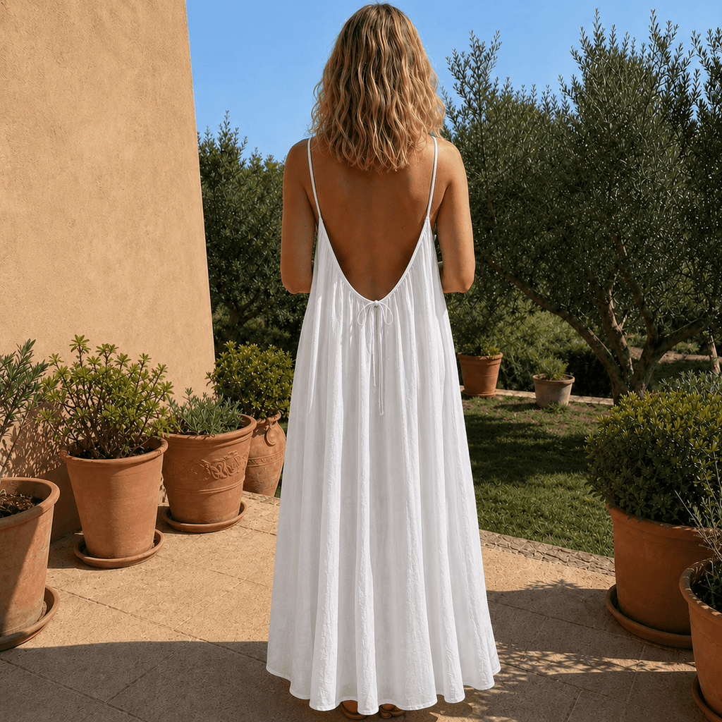 Damen Rückenfreies Kleid Sophia – Eleganter Ausschnitt