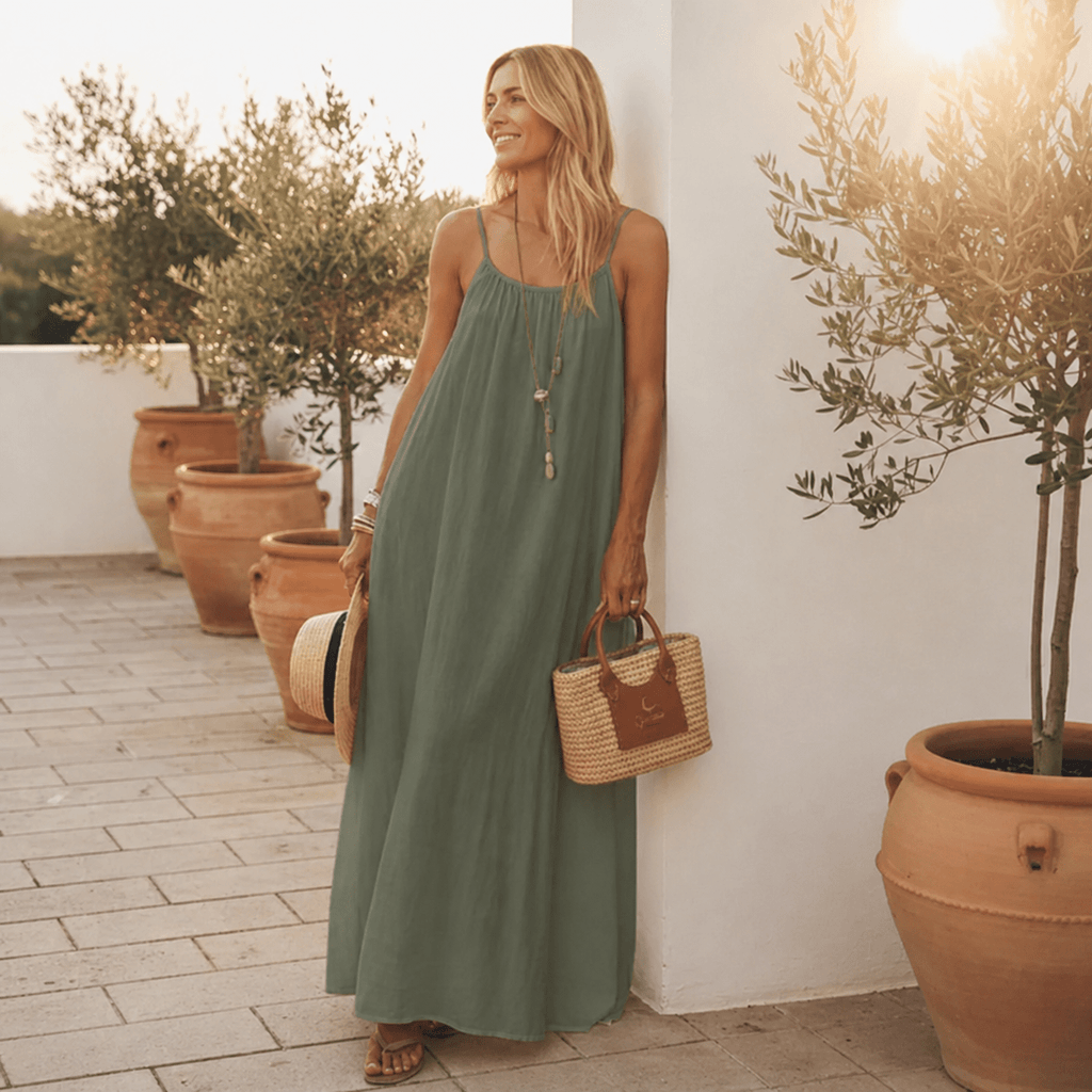 Damen Rückenfreies Kleid Sophia – Eleganter Ausschnitt