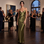 Damen Satinkleid Emma – Fließend, eleganter Schnitt