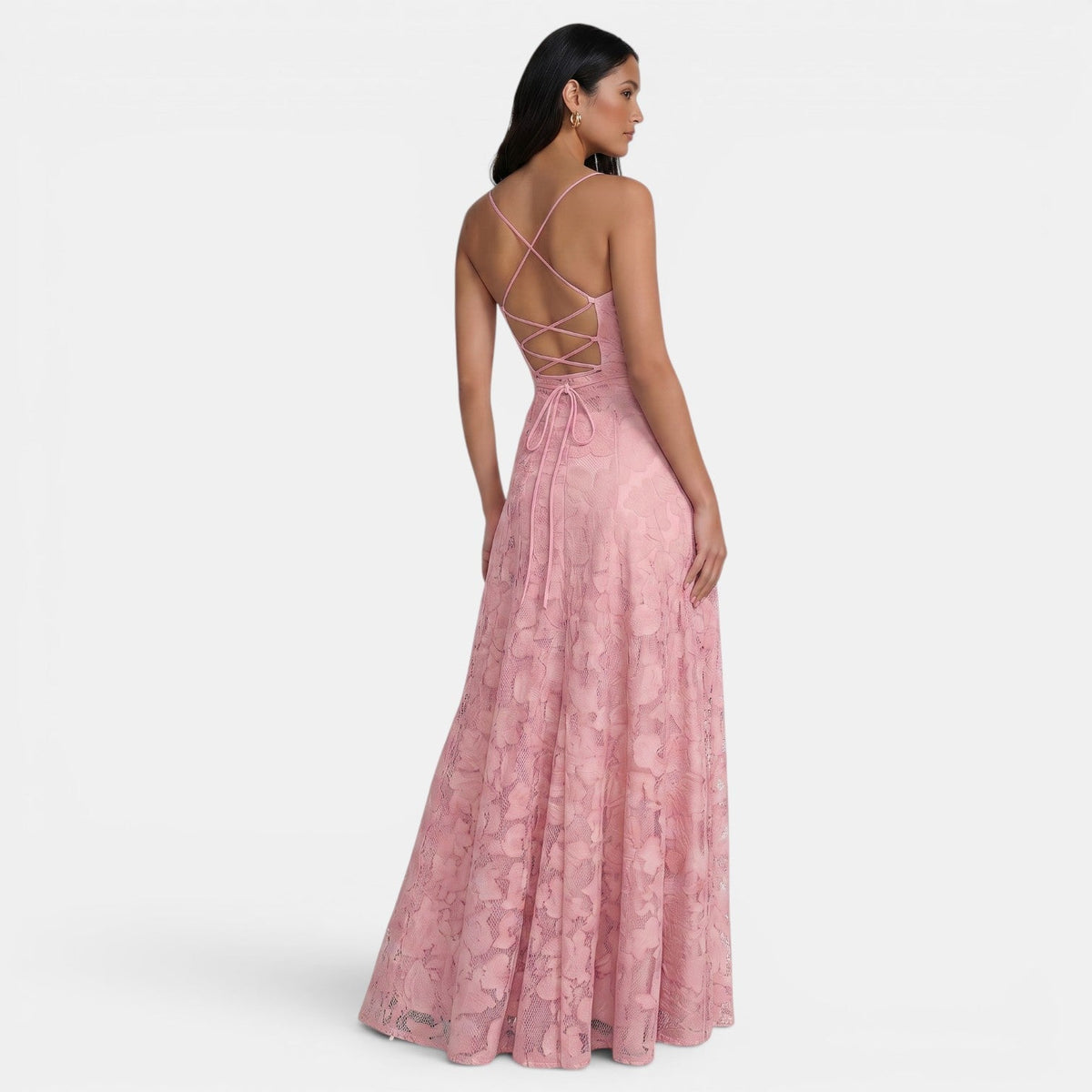 Damen Kleid Emma – Rückenfrei, Slim Fit, elegante Schleifen