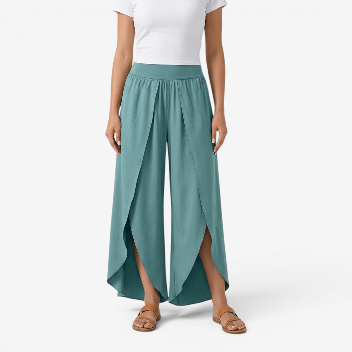 Pantalón de yoga pierna ancha mujer - vista 7