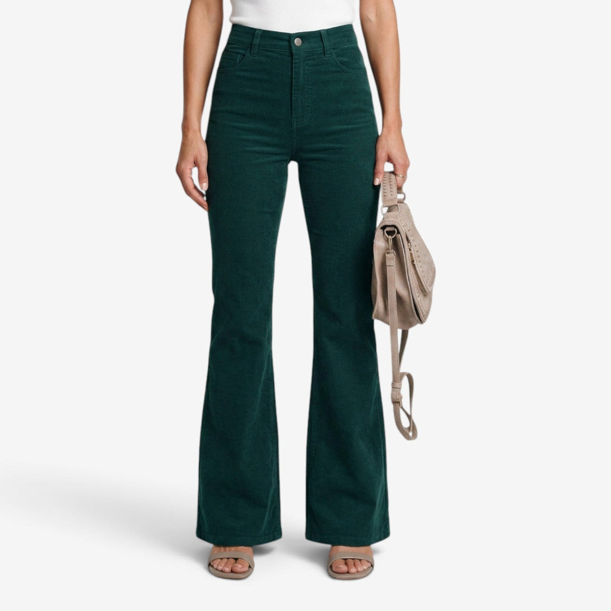Pantalón de pana acampanado mujer - vista 10