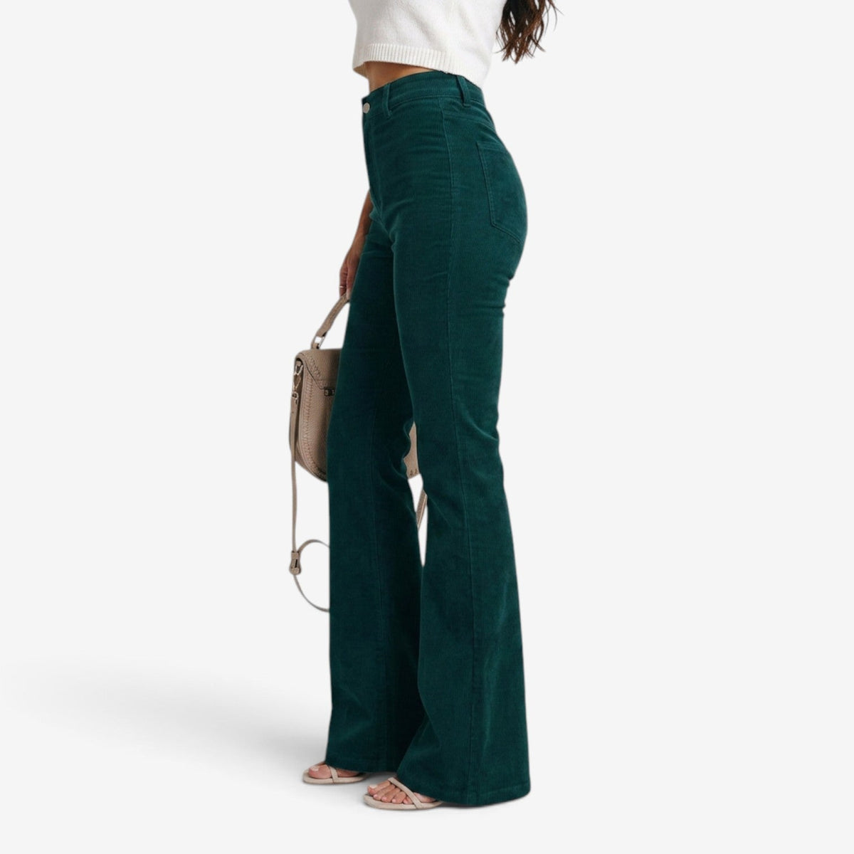 Pantalón de pana acampanado mujer - vista 11