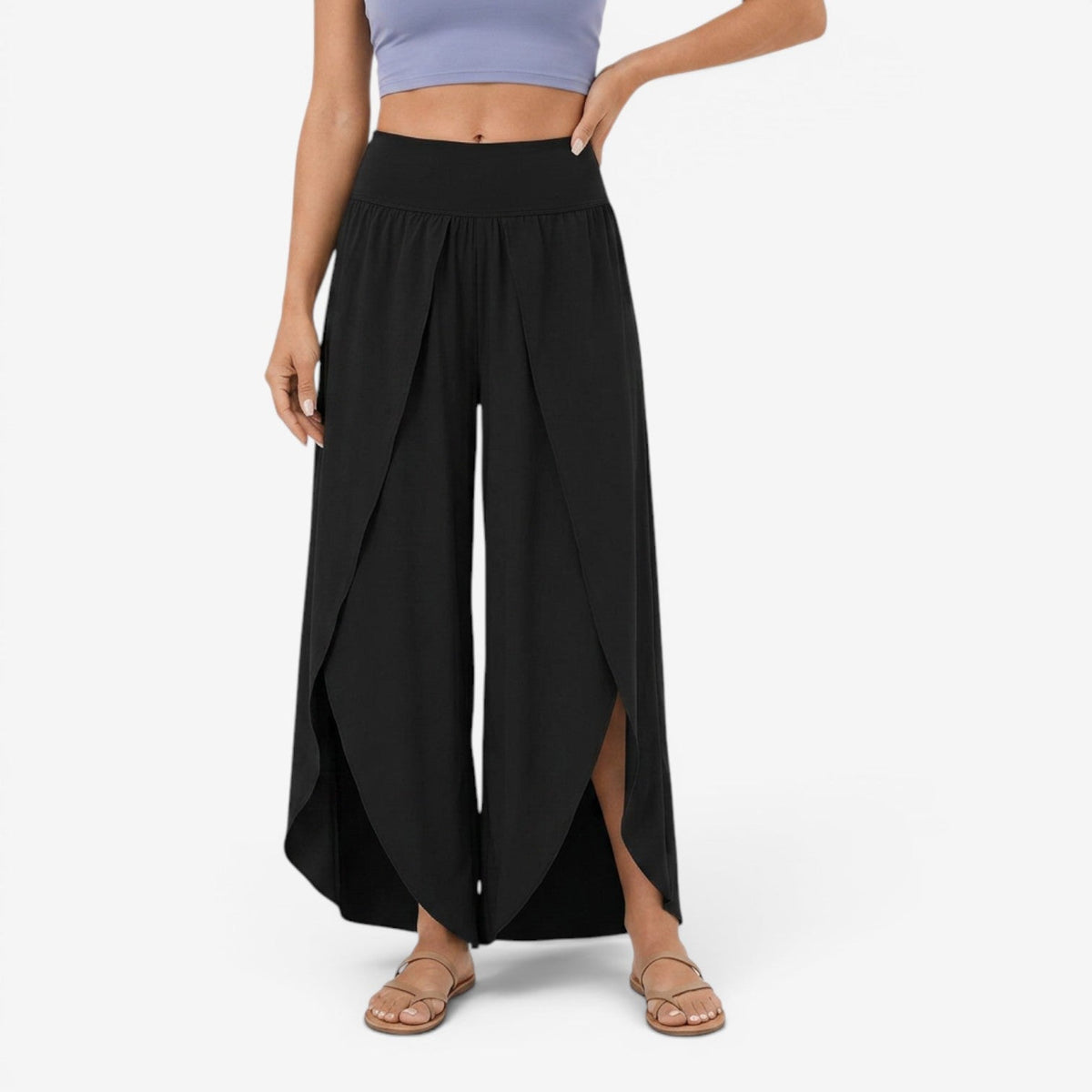 Pantalón de yoga pierna ancha mujer - vista 10