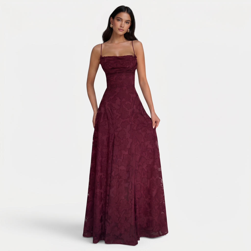 Damen Kleid Emma – Rückenfrei, Slim Fit, elegante Schleifen