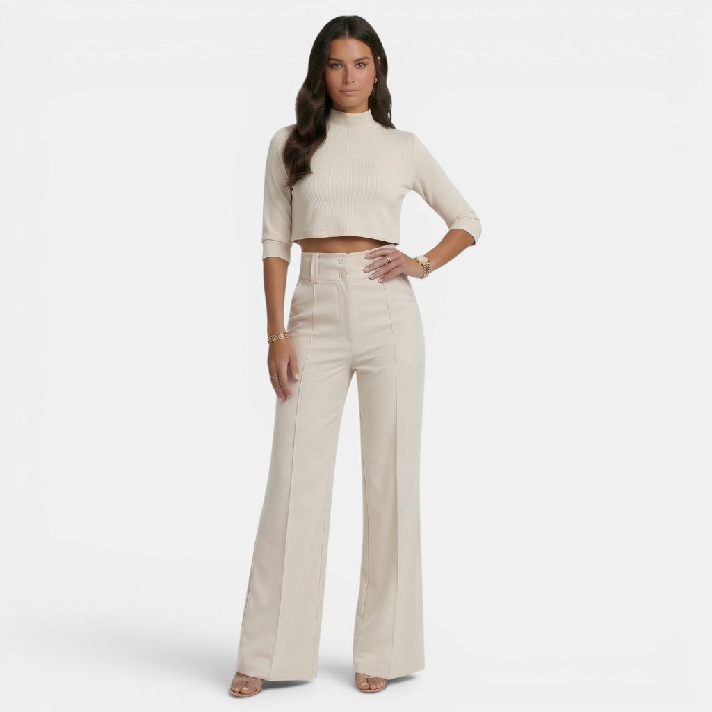 Damen Anzug Emma – Casual Elegant, 3/4-Ärmel, Komfort