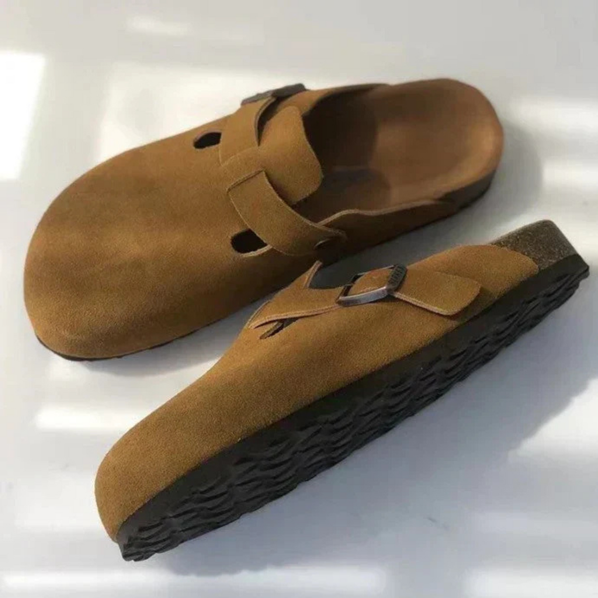 Herren Sandale Felix – Birkenstock-Stil, Schnallenverschluss, ergonomisch