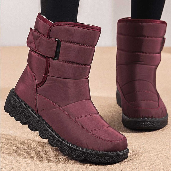 Damen Winterstiefel Nerea – Wasserdicht, Fleecefutter, Klettverschluss