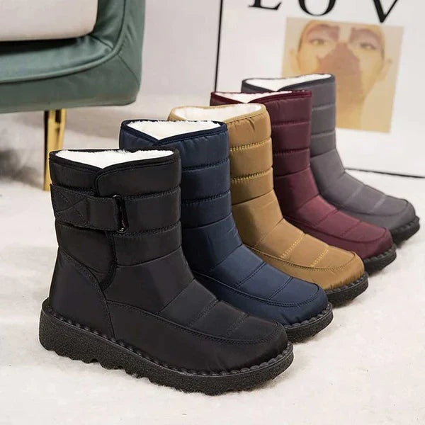 Damen Winterstiefel Nerea – Wasserdicht, Fleecefutter, Klettverschluss