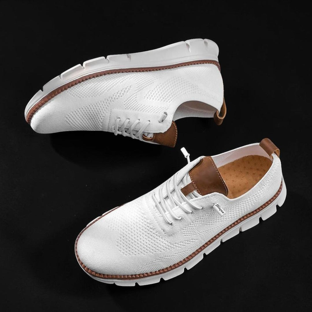 Herren Sportschuh Felix – Atmungsaktives Mesh mit Lederbesatz