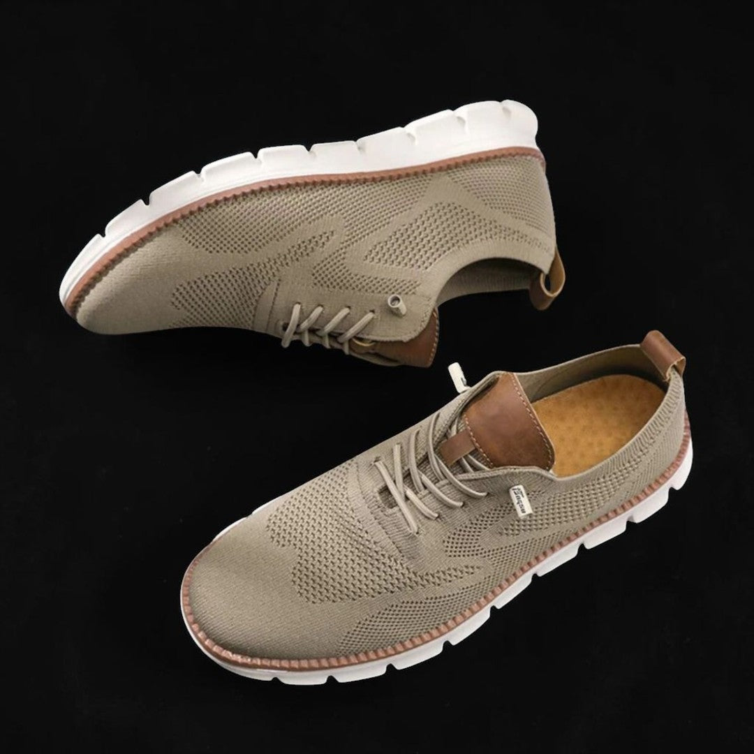 Herren Sportschuh Felix – Atmungsaktives Mesh mit Lederbesatz