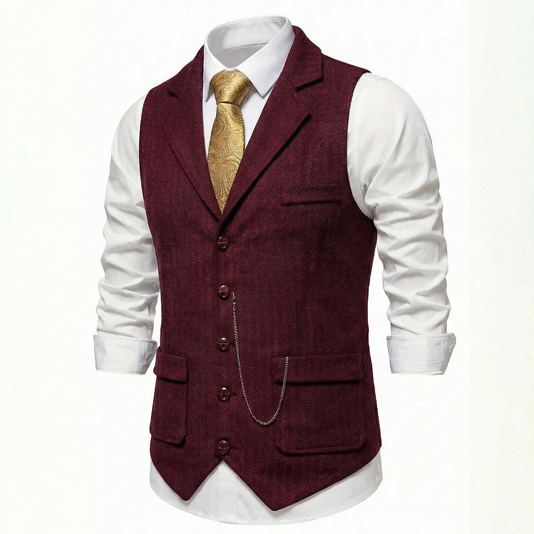 Herren Weste Felix – Stretch-Stoff, elegant, komfortabel