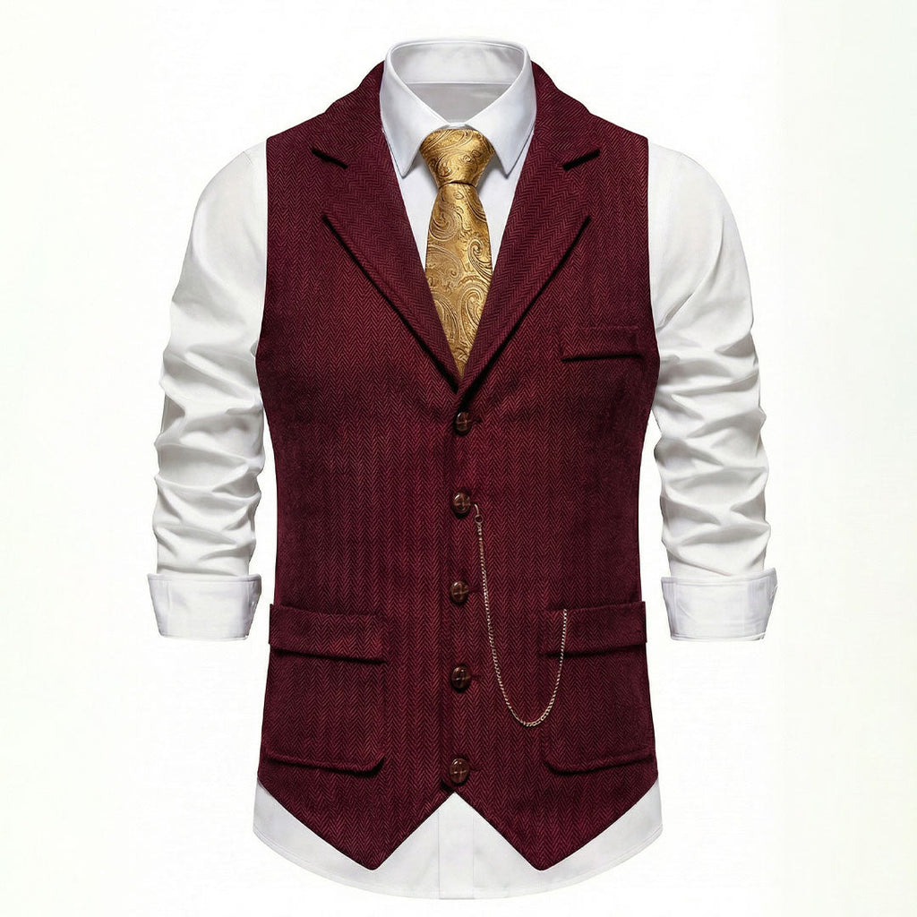 Herren Weste Felix – Stretch-Stoff, elegant, komfortabel