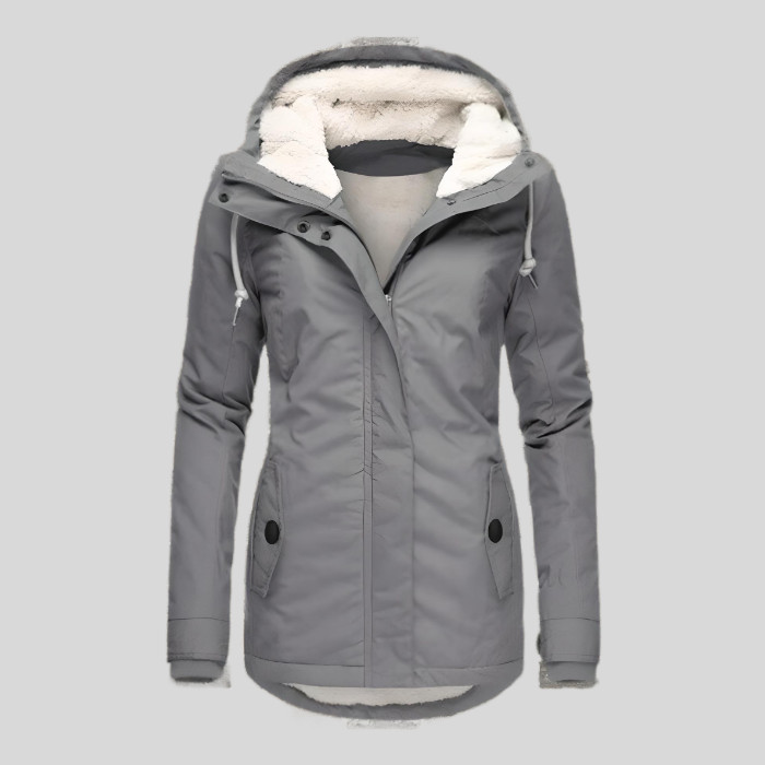Damen Parka Sophie – Wasserdicht mit Sherpa-Futter