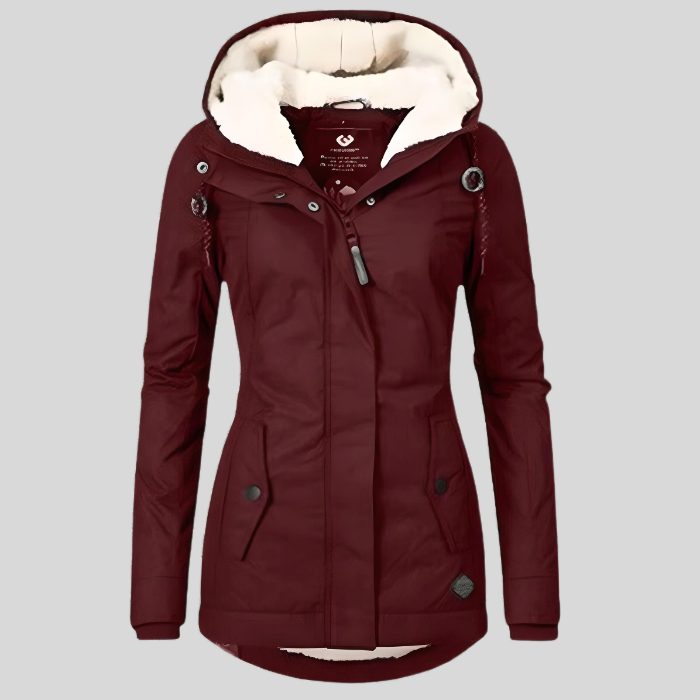 Damen Parka Sophie – Wasserdicht mit Sherpa-Futter