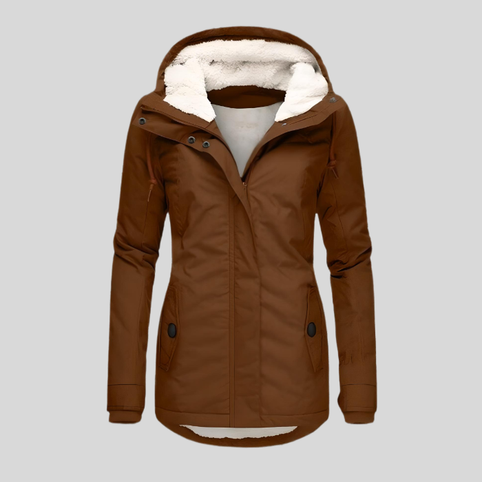 Damen Parka Sophie – Wasserdicht mit Sherpa-Futter