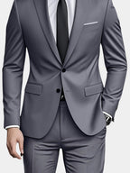 Herrenanzug Felix – Slim Fit, zwei Teile, strukturiert