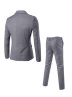 Herrenanzug Felix – Slim Fit, zwei Teile, strukturiert