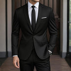 Herrenanzug Felix – Slim Fit, zwei Teile, strukturiert