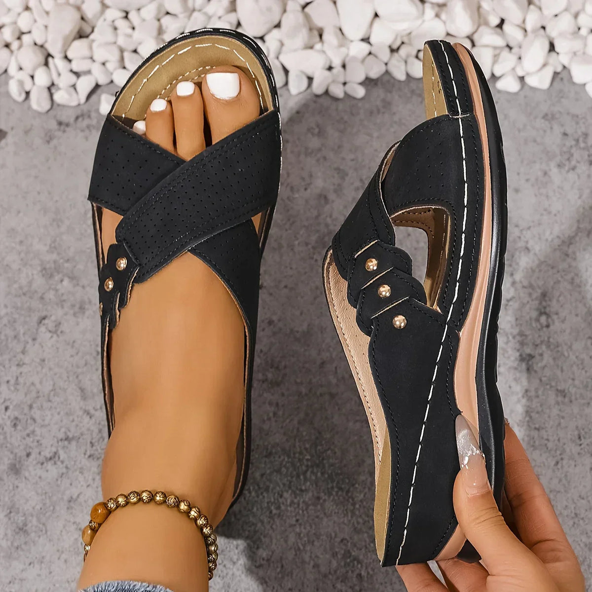 Damen Orthopädische Sandale Greta – Sommer, Komfort