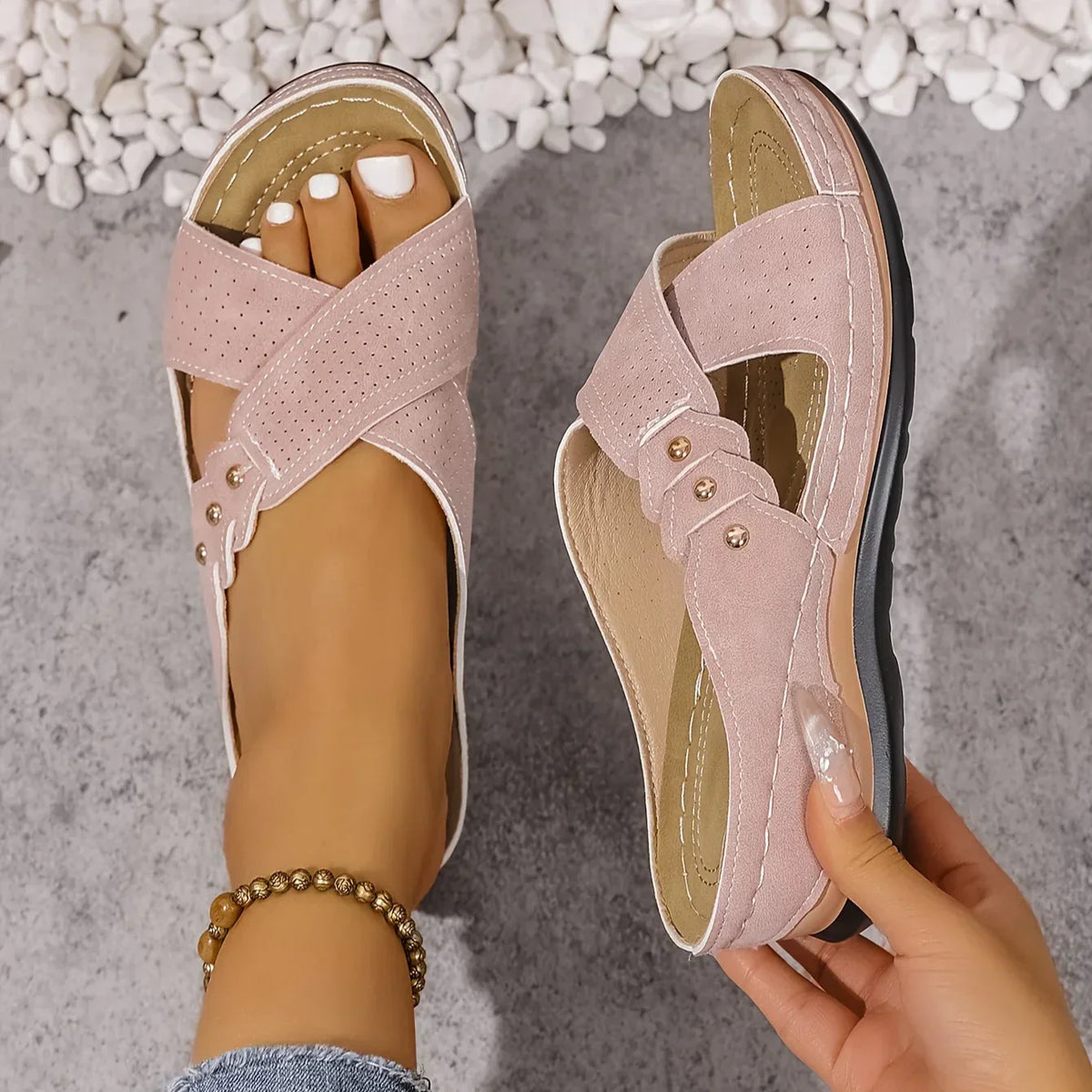 Damen Orthopädische Sandale Greta – Sommer, Komfort