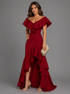 Damen Abendkleid Lina – Elegant & fließend, hochwertig