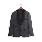 Herrenanzug Felix – Satin-Revers, schmale Passform, 2-teilig