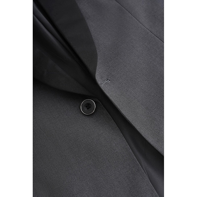 Herrenanzug Felix – Satin-Revers, schmale Passform, 2-teilig