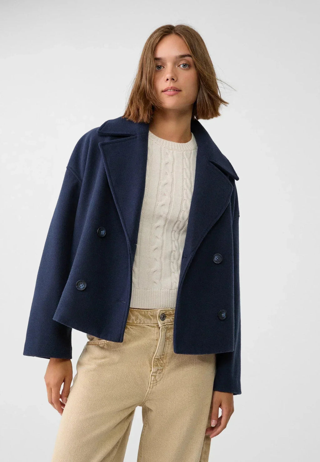 Chaqueta cruzada elegante mujer - vista 6