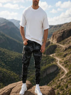 Herrenhose Camouflage Felix – robuster Schnitt mit mehreren Taschen