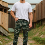 Herrenhose Camouflage Felix – robuster Schnitt mit mehreren Taschen