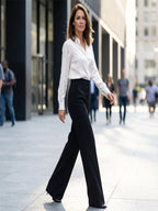 Damen Anzughose Lena – Hochwertig, Elegant, Hochbund