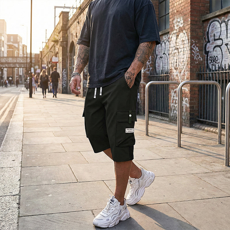 Herren Cargo-Shorts Marcus – Bequem, atmungsaktiv mit Kordelzug