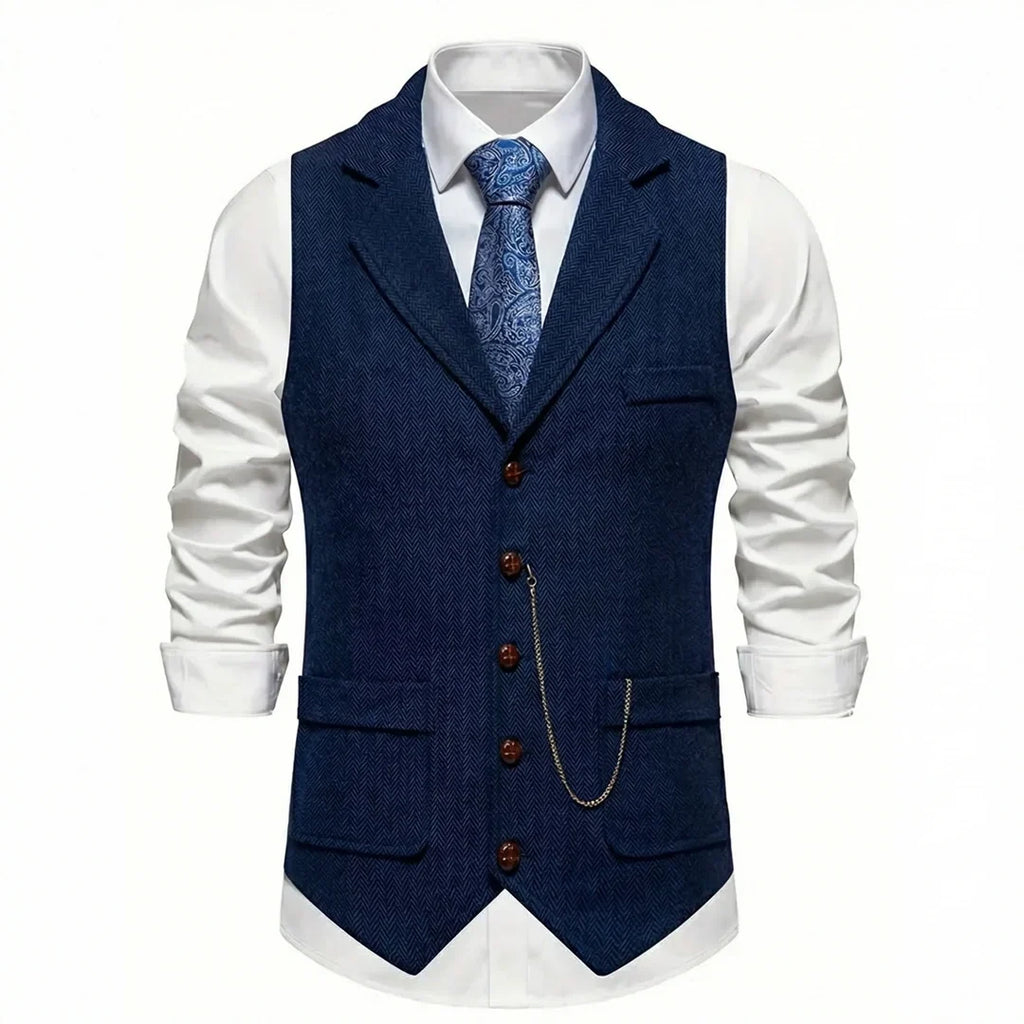 Herren Weste Felix – Stretch-Stoff, elegant, komfortabel
